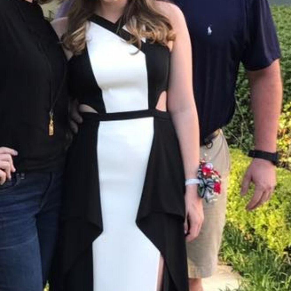 Bcbg Alyssia Color Block Gown Size 4 - image 2